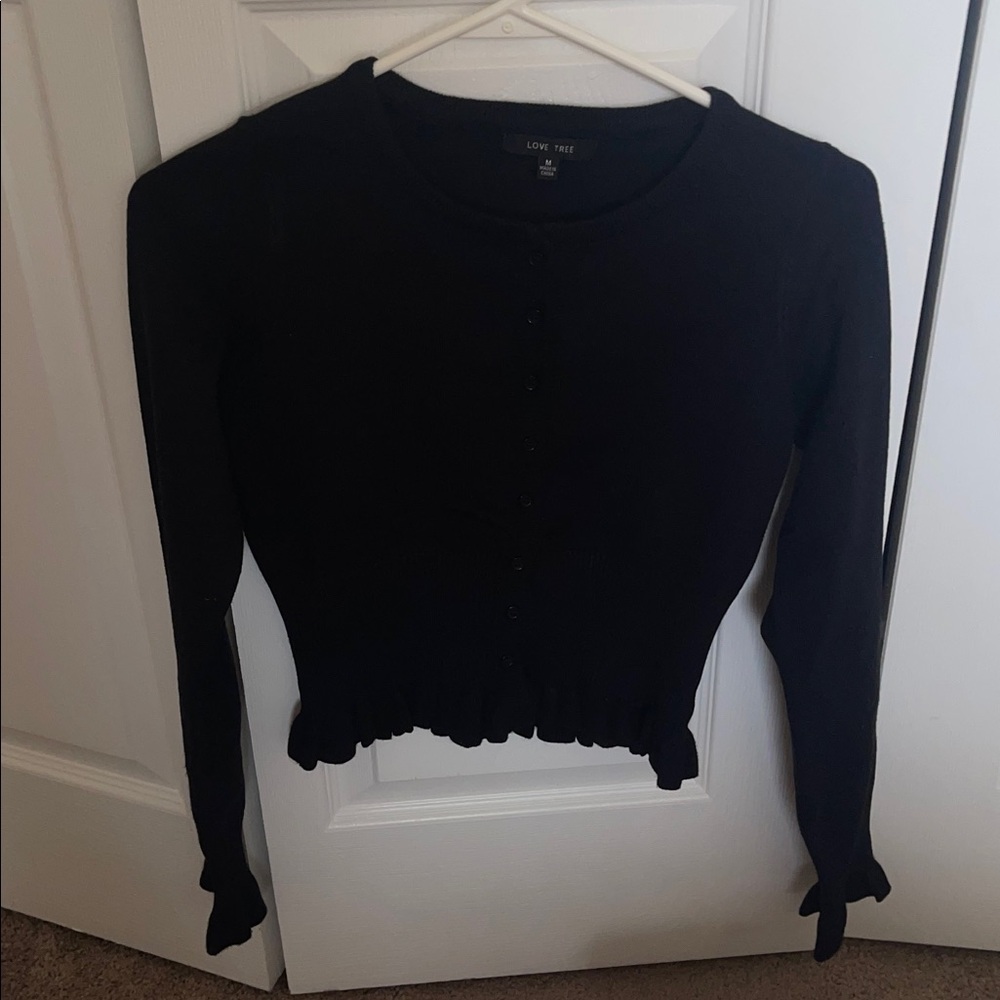 Love Tree Ruffle Cardigan - Picture 8 of 10